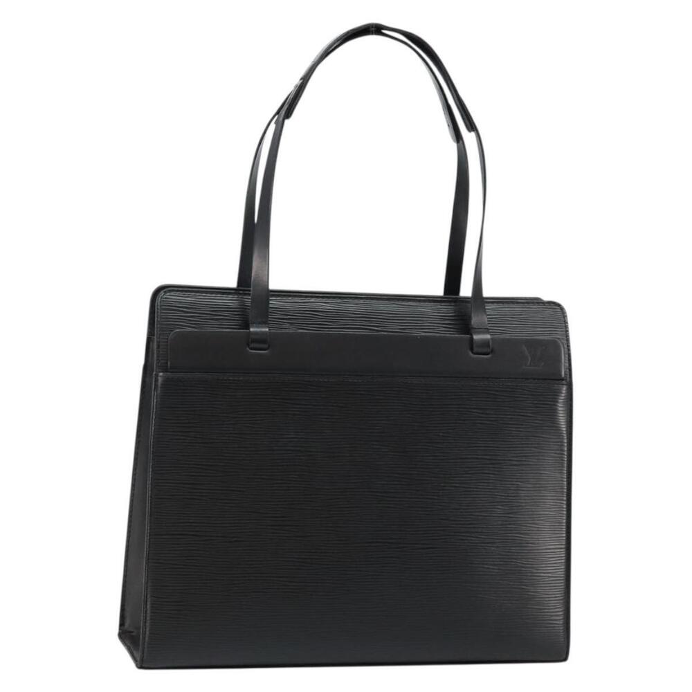 LOUIS VUITTON Epi Croisette PM Tote Bag Black M52492 LV Auth gh933